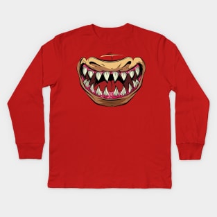 Slammu Mask Kids Long Sleeve T-Shirt